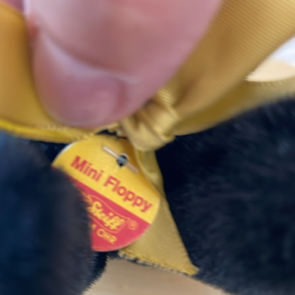 Vintage Mini Floppy black and white cat. See photos for measurements. - Picture 4 of 7